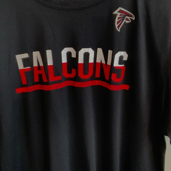 Nike Dri-Fit Black Atlanta Falcons Official On- Field Training T-shirt - Picture 4 of 4